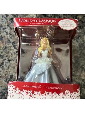 Holiday Barbie 25th Anniversary Edition Ornament